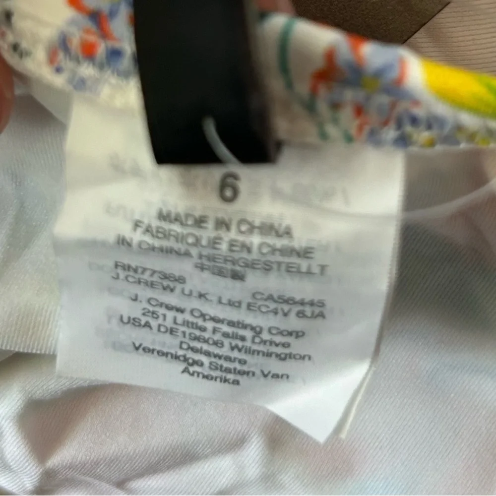 J.Crew Floral Swimwear Halter one-piece swimsuit in Ratti Island botanical print - Picture 8 of 9